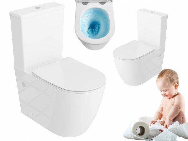 Lavita Kompakt WC Runson 2.0 bezrantowy deska wolnoopadająca