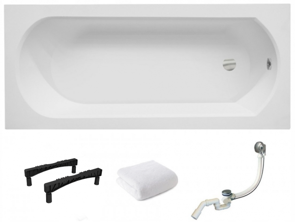 BESCO Wanna 150x75 Intrica SLIM + Syfon