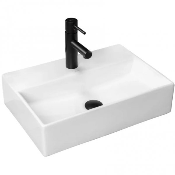 Umywalka ceramiczna nablatowa / ścienna REA VALERIA biała