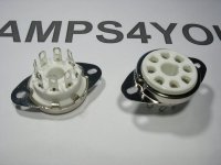 Podstawka GZC8-Y-3 8pin OCTAL do chassis ceramiczna 