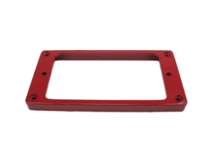 Ramka humbuckera płaska, skośna 7/9mm czerwona 