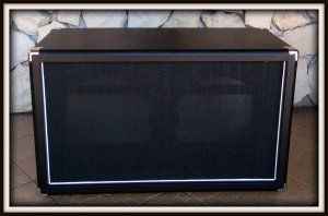 GOTOWA Obudowa do Kolumny 2x12 TOPOLA WŁOSKA BLACK