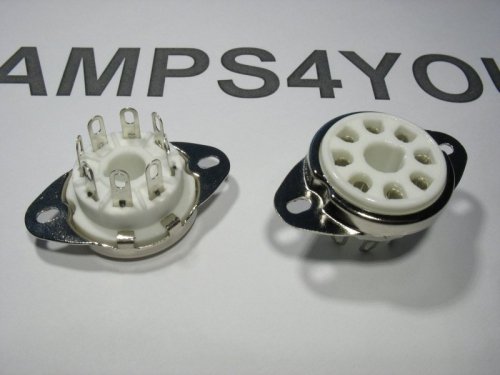 Podstawka GZC8-Y-3 8pin OCTAL do chassis ceramiczna