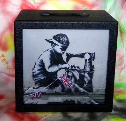Obudowa Kolumny 1x12&quot;  STREET ART BLACK NO:04
