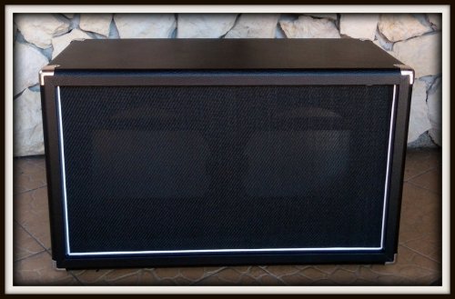 GOTOWA Obudowa do Kolumny 2x12&quot; TOPOLA WŁOSKA BLACK