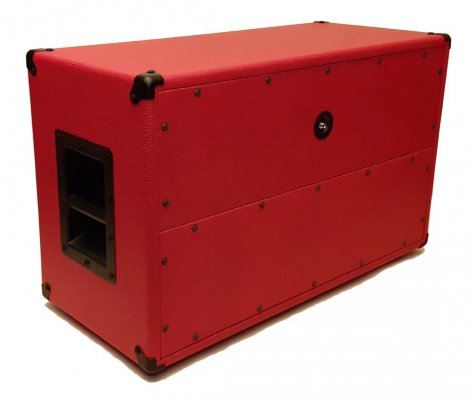  Obudowa Kolumny  2x12&quot; RED METAL