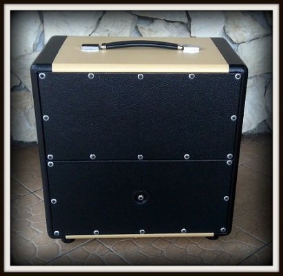 Obudowa Kolumny 1x12&quot; ELEGANCE CREAM &amp; BLACK 