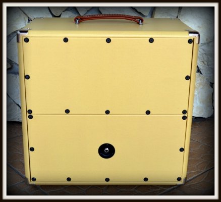 Obudowa Kolumny 1x12&quot; BRZOZA  ELEGANCE CREAM OXBLOOD 