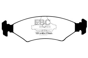Klocki hamulcowe EBC Yellowstuff przód FORD Escort (Mk3) 1.6 GL 80-85