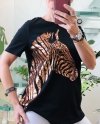 T-shirt Zebra Black