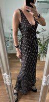 Lekka Sukienka Maxi Dots Retro Brown