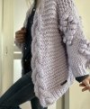 Sweter Splot Handmade Lila