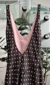 Lekka Sukienka Maxi Dots Retro Brown
