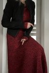 Krótka Kurtka Leather Suede Black