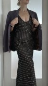 Lekka Sukienka Maxi Dots Retro Brown