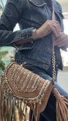 Torebka Leather River Island Boho