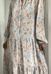 Sukienka Maxi Kwiaty Pastele Boho Romantic