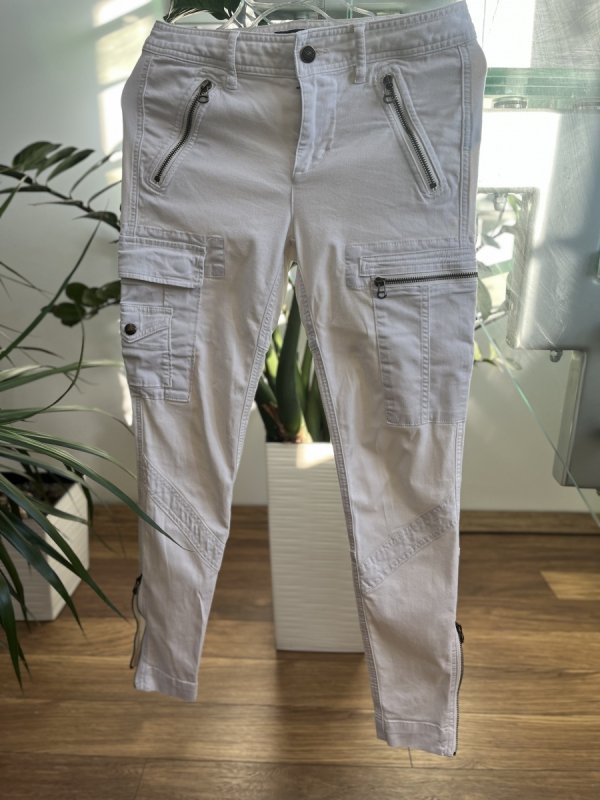 Spodnie Ralph Lauren cargo white S