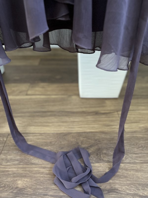 Letnia Szyfonowa Sukienka Asos Aesthetic Plum