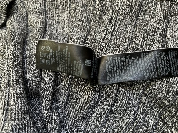 Spódnica dzianinowa M&amp;S szara midi casual chic