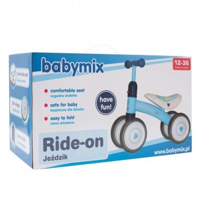 Jeżdzik BABY MIX  Baby Bike czarno biały football 51009