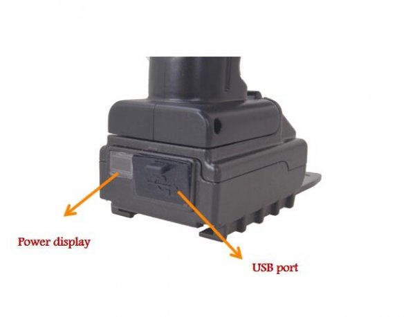Szperacz ręczny LED SLR 65/6500 w zestawie z dwoma akumulatorami