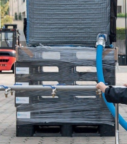 Mobilny zbiornik na wodę pitną Indutainer 1000 l 