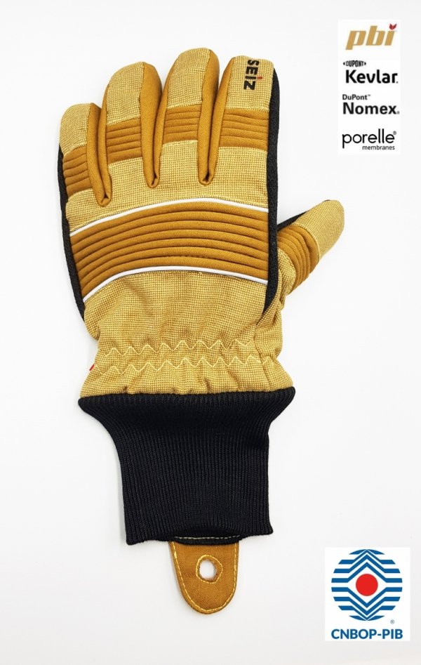 Rękawice pożarnicze SEIZ® FIRE-FIGHTER ANATOMIC PBI S CNBOP