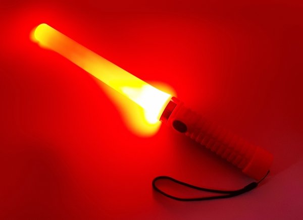 Latarka LED do kierowania ruchem RBLED PSK-36RG PLUS bateryjna zielono czerwona