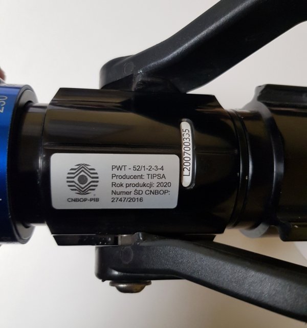 Prądownica niskociśnieniowa Tipsa BLUE DEVIL BD 3012 z CNBOP