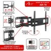 UCHWYT DO TV LED/LCD AR-70 ART 23-55 45KG reg. pion/poziom 47cm