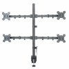 UCHWYT BIURKOWY DO 4 MONITORÓW LED/LCD 13-27 L-04N ART