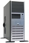 Chieftec BG-01B-B-SL Midi Wieża Czarny, Srebrny