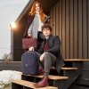 RIVACASE ETUI NA LAPTOP 13,3 ANVIK, CZERWONY BURGUND, Z UCHWYTEM, Z MATERIAŁU WODOODPORNEGO