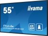 IIYAMA Monitor wielkoformatowy 55 cale LH5560UHS-B1AG matowy 24h/7 500(cd/m2) VA 3840 x 2160 UHD(4K) Android.11 Wifi CMS(iiSigna
