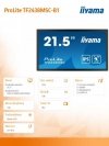 IIYAMA Monitor wielkoformatowy 21.5 cala TF2238MSC-B1 IPS,FHD,DP,HDMI,2x2W,2xUSB,600(cd/m2),  10pkt.7H,IP1X(Front),Pion/Poziom