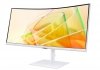 Samsung Monitor 34 cale ViewFinity S65CT VA 3440x1440 UWQHD 21:9 1xHDMI 1xDP 2xTB 4.0(90W/15W) 3xUSB 3.0 LAN 5ms 100Hz HAS gł. z