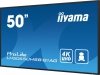 IIYAMA Monitor 50 cali LH5065UHSB-B1 AG, 24/7, VA, ANDROID 11, 4K, 800cd, iiSignage2, SDM, 2x HDMI, DP, 2x USB,2x 10W, RJ45, WiF
