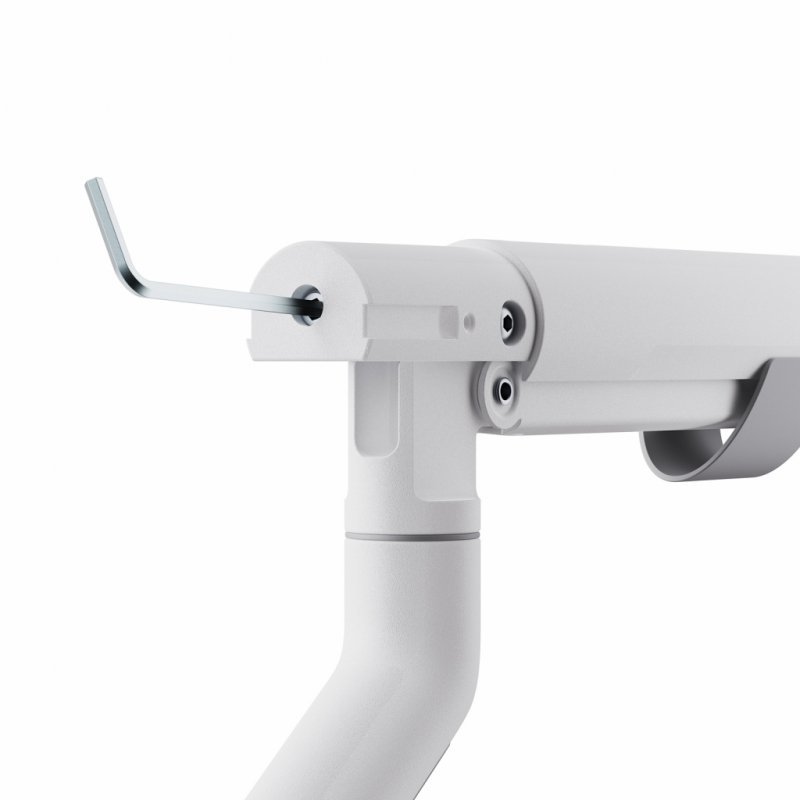 UCHWYT BIURKOWY GAZOWY DO 1 MONITORA LED/LCD 17-40" L-29GD ART 2-11kg 2xUSB 3.0 PREMIUM White