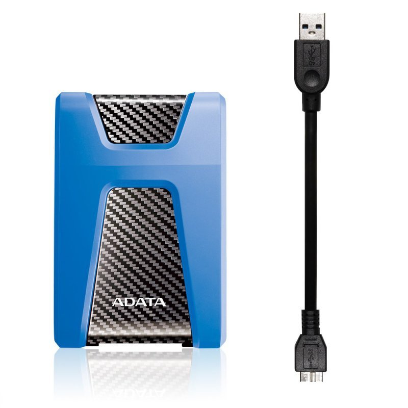 Dysk zewnętrzny HDD ADATA HD650 (1TB; 2.5&quot;; USB 3.2; niebieski)
