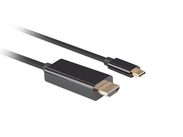 LANBERG KABEL USB-C(M)-&gt;HDMI(M) 0.5M 4K 60HZ CZARNY CA-CMHD-10CU-0005-BK