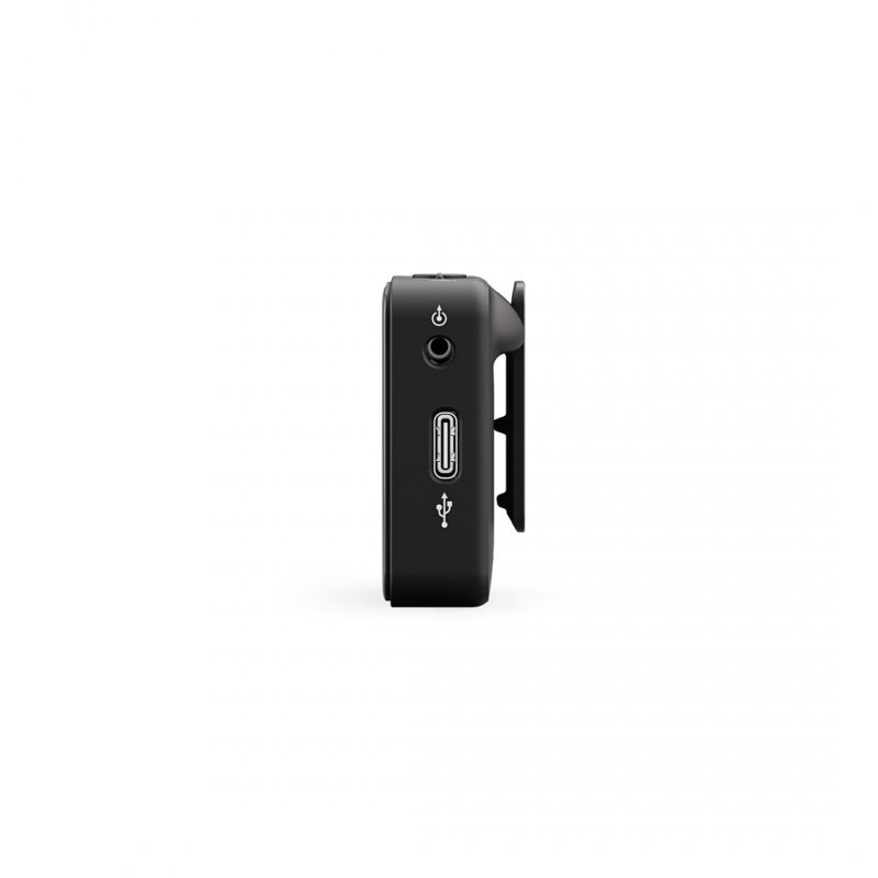 RODE Wireless ME Dual - Kompaktowy bezprzewodowy system mikrofonowy z dwoma nadajnikami do nagrywania dwukanałowego (czarny)