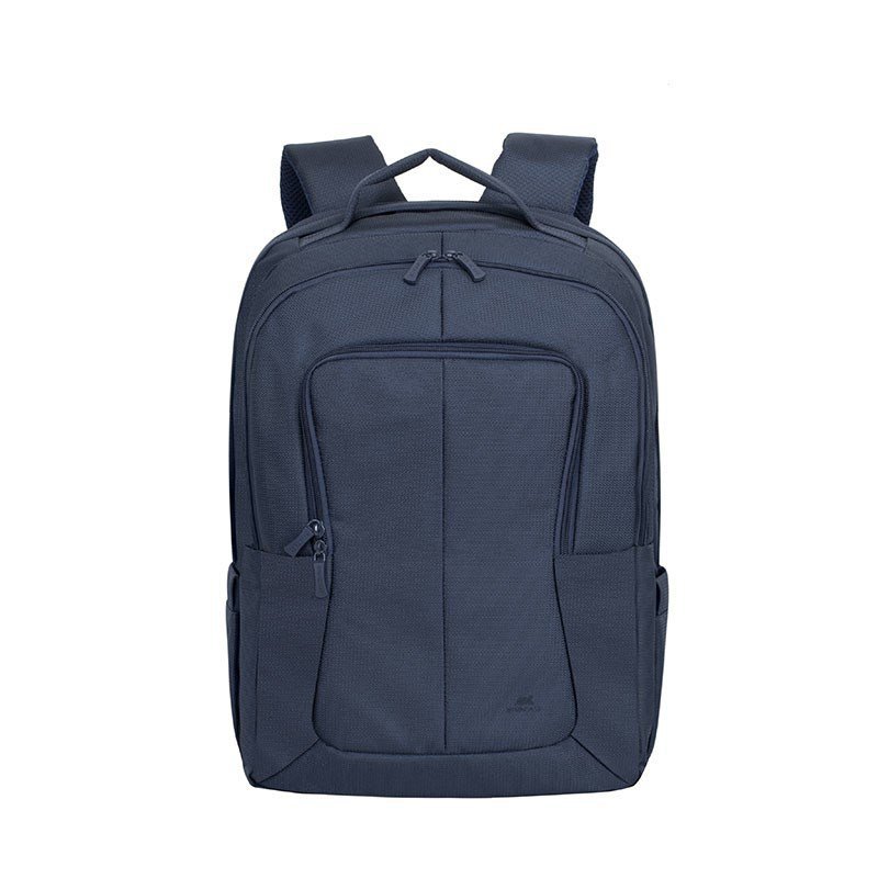 RIVACASE PLECAK NA LAPTOP 17,3&quot; TEGEL, GRANATOWY, 23L, MATERIAŁ WODOODPORNY, KIESZENIE NA TABLET, SMARTFON, DOKUM., AKCES.