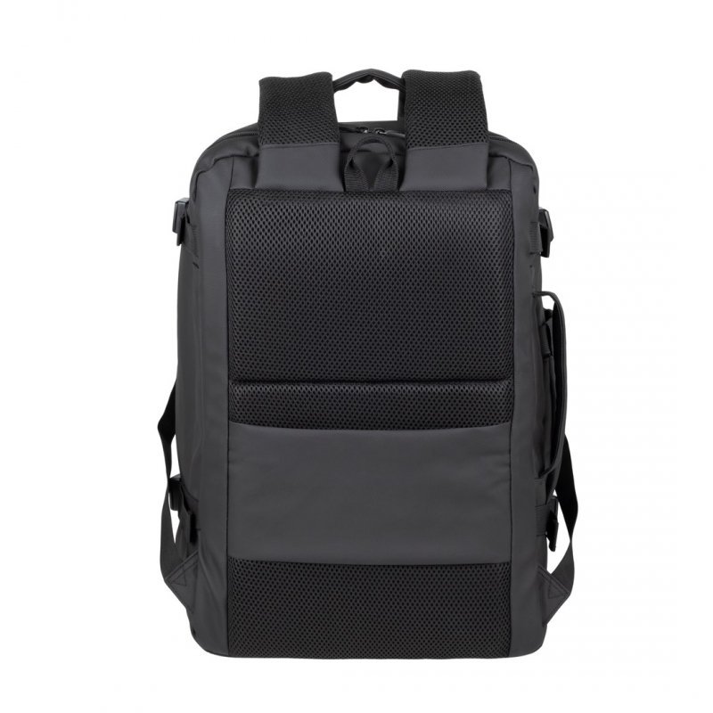 RIVACASE PLECAK NA LAPTOP 17,3&quot; TEGEL ECO, CZARNY, MATERIAŁ WODOODPORNY, EKO RPET, KIESZENIE NA SMARTFON, DOKUMENTY,AKCESOR