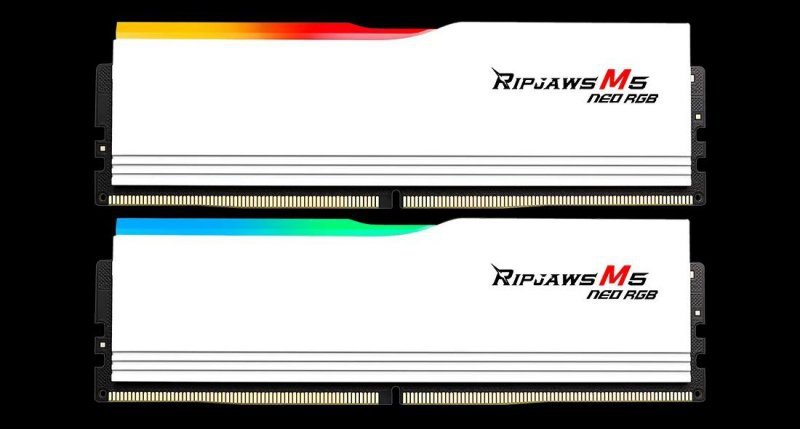 G.SKILL TRIDENT NEO AMD DDR5 2X48GB 6000MHZ CL30 WHITE F5-6000J3036F48GX2-RM5NRW