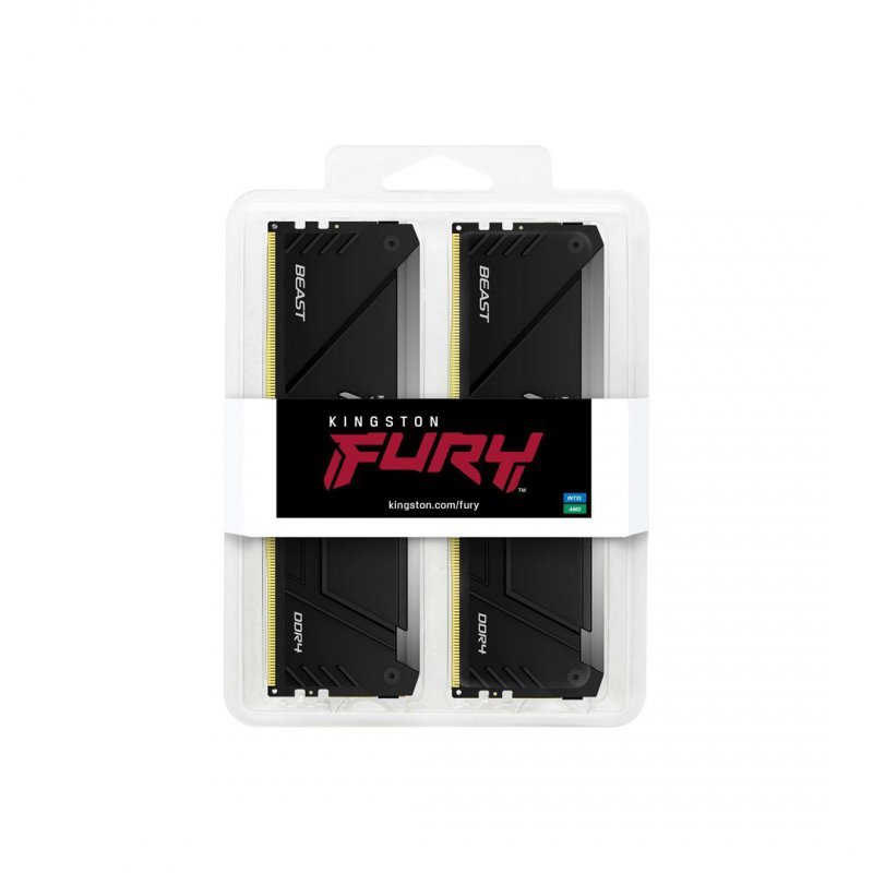 Kingston Fury Beast RGB, DDR4, 16 GB, 3200MHz, CL16