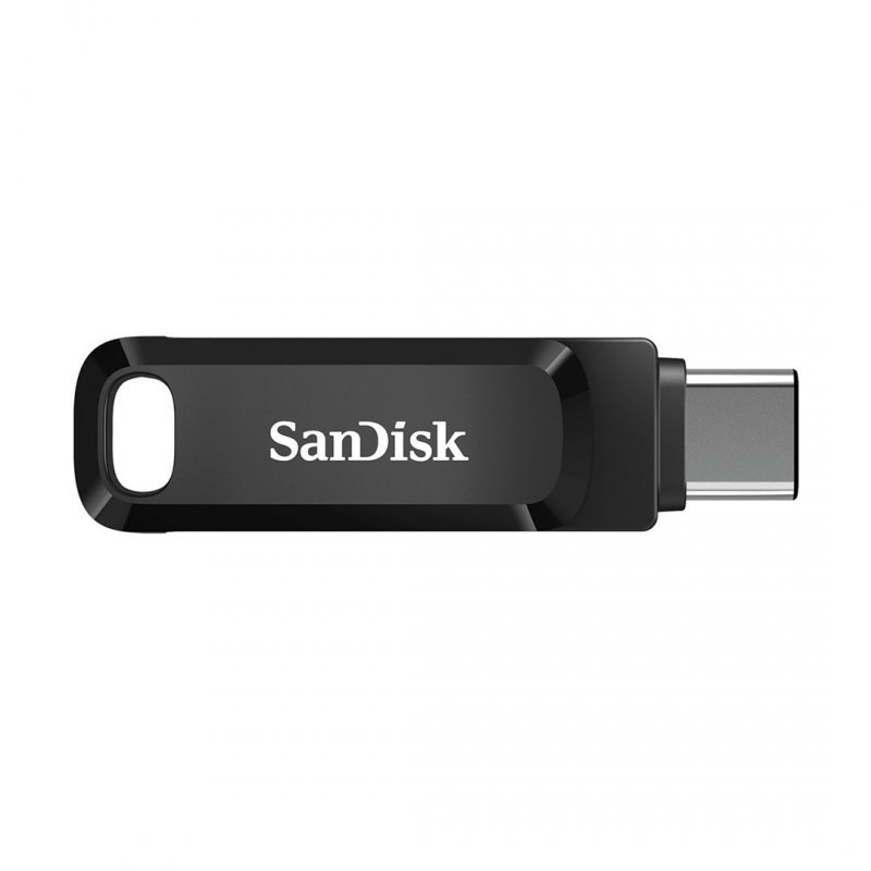 Pendrive SanDisk Ultra Dual GO SDDDC3-128G-G46 (128GB; USB 3.0, USB-C; kolor czarny)