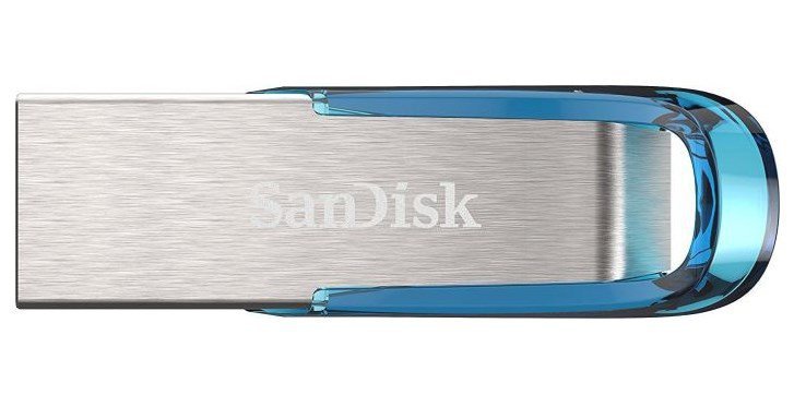 DYSK SANDISK USB 3.0 ULTRA FLAIR 128GB NIEBIESKI  150MB/s