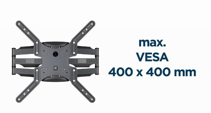 GEMIRD UCHWYT ŚCIENNY REGULOWANY LCD 32&quot;-60&quot; VESA MAX 400 X 400MM, DO 36KG