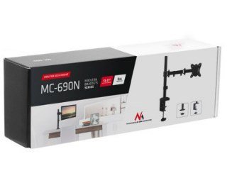Uchwyt biurkowy do monitora Maclean MC-690 (biurkowy, Obrotowy, Uchylny; 13&quot; - 27&quot;; max. 8kg)